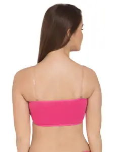 Tweens Pack of 3 Pink Full-Coverage Tube Bras TW279DPK