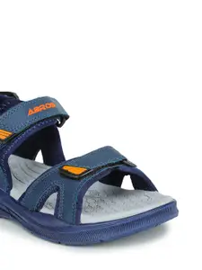 ABROS Men Navy Blue Comfort Sandals