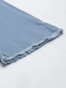 AND Women Blue Flared Light Fade Fit and Flared Stretchable Jeans