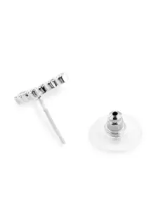 AMI Set of 2 Silver-Plated Cubic Zirconia Drop Earrings