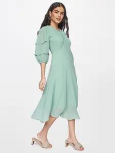 AND Women Green Midi Dress