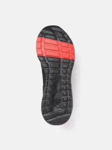 Reebok Men Black & Red Woven Design Fitness 24/7 Running Shoes