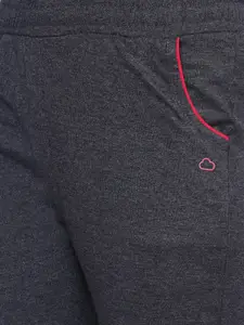 Sweet Dreams Women Charcoal Grey Solid Lounge Pants