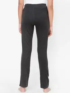 Sweet Dreams Women Charcoal Grey Solid Lounge Pants