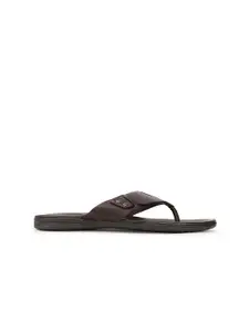 Hush Puppies Men Brown Leather Comfort Sandals