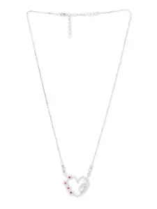 AMI Silver-Toned Brass Silver-Plated Necklace