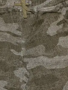 KiddoPanti Boys Green Camouflage Printed Shorts