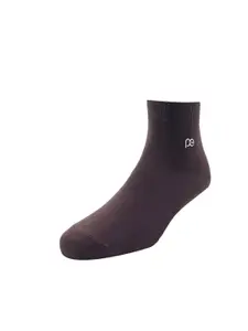 Peter England Men Brown Pack of 3 Cotton Full Length Socks