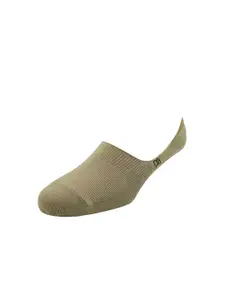 Peter England Men Beige Pack of 3 Cotton No Show Socks