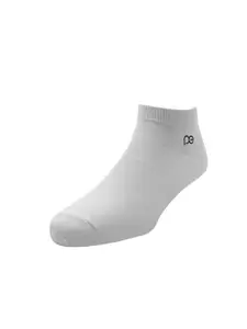 Peter England Men Pack Of 3 White Solid Ankle Length Socks