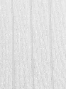 Peter England Men Pack Of 3 White Solid Full Length Socks