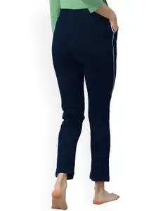 NOT YET by us Women Pack Of 2 Solid Pure Cotton Lounge Pants