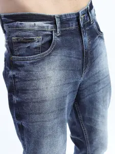 KETCH Men Tapered Fit Mildly Distressed Heavy Fade Stretchable Jeans