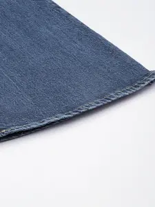 Levis Women 70S Flare Wide Leg High-Rise Slash Knee Light Fade Stretchable Jeans