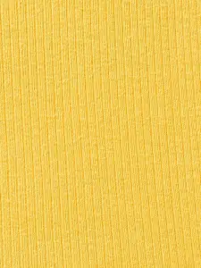 People Women Yellow Solid Pure Cotton Top