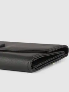Baggit Women Black Three Fold Wallet