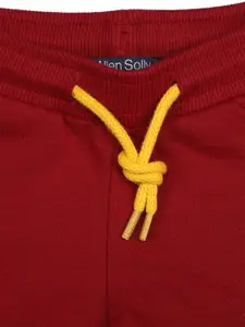 Allen Solly Junior Girls Maroon Shorts