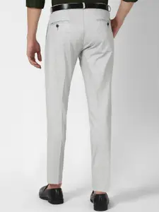 Louis Philippe Sport Men Grey Slim Fit Trousers