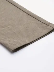 Blackberrys Men Beige B-95 Slim Fit Low-Rise Trousers