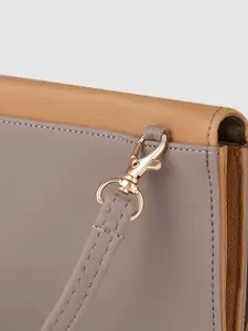 Baggit Women Brown & Grey Two Fold Wallet