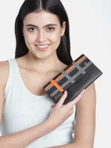 Baggit Women Black Printed Two Fold Wallet