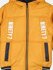 Monte Carlo Boys Mustard Lightweight Bomber with Patchwork Jacket