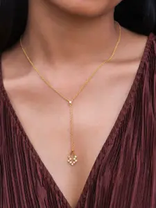 SHAYA Gold-Plated Sterling Silver Twinkling Stars Minimal Necklace