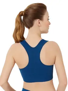 Amante Blue Reversible Sports Bra ABR17111
