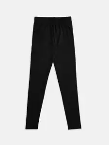 Pantaloons Junior Girls Off White & Black Pure Cotton Printed Night Suit
