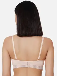 Wacoal Beige Non Wired Lightly Padded Medium Coverage Bra