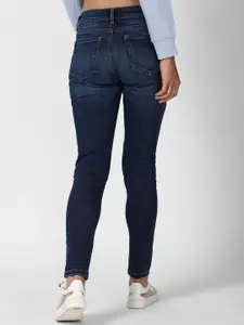FOREVER 21 Women Blue Light Fade Jeans