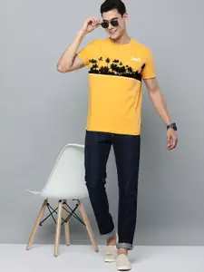 Levis Men Yellow Graphic Printed T-shirt