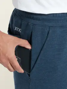 XYXX Men Pack of 2 Grey & Blue Antimicrobial Cotton Shorts