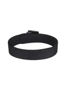 ZORO Men Black Woven Design Belt