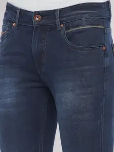 Duke Men Blue Slim Fit Light Fade Stretchable Jeans