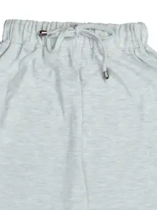 TODD N TEENS Boys Grey & Blue Pack Of 2 Printed Pure Cotton Joggers