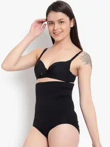 BRACHY Women Black Solid Tummy Tucker Shapewear
