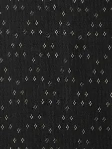 RANGMANCH BY PANTALOONS Women Black Geometric Kurta