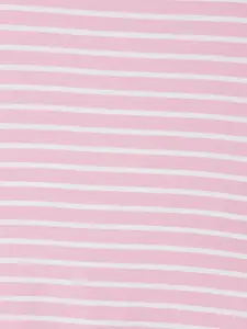 Dreamz by Pantaloons Pink & White Striped Lounge tshirt