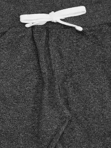 Pantaloons Junior Boys Charcoal Grey Solid Pure Cotton Joggers