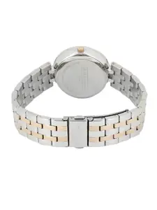 GIORDANO Women Rose-Gold Toned Textured Analogue Watch 2775-55