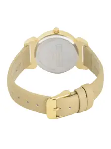 GIORDANO Women Muted Gold-Toned Textured Analogue Watch 2794-05
