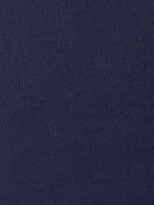 Ajile by Pantaloons Men Navy Blue Solid Hooded Sweatshirt