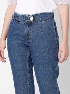 SPYKAR Women Blue Low-Rise Mom Fit Jeans