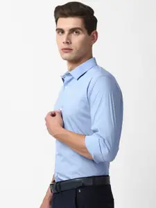 Louis Philippe Sport Men Blue Slim Fit Casual Shirt