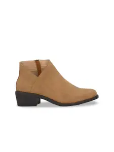 El Paso Women Tan Boots