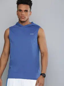 HRX By Hrithik Roshan Training Men Satin Sky Bio-Wash Typography Tshirts
