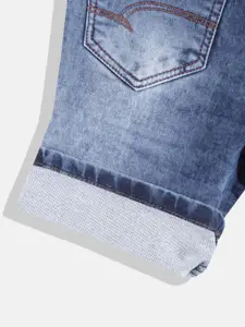 Monte Carlo Boys Blue Washed Cotton Denim Shorts