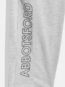 Monte Carlo Boys Grey Melange Solid Track Pants