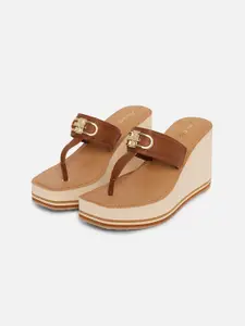 ALDO Brown Wedge Sandals